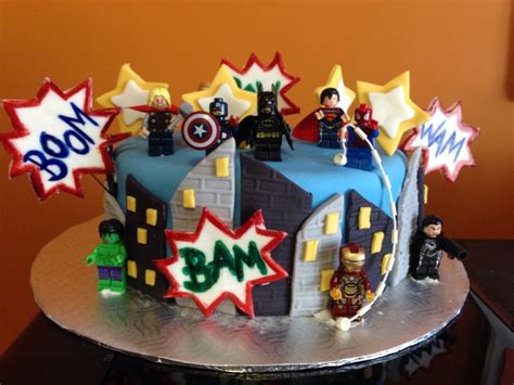 Made this lego movie cake for a repeat client whose daughter's cake i made a few months back. Avengers lego birthday cake | Cakes | Pinterest | Lego ...
