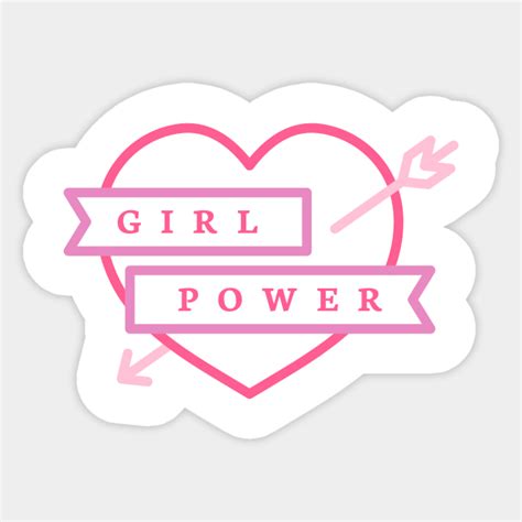 Girl Power Pop Art Feminist Quote Sticker Teepublic