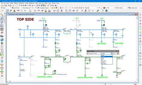 This feature enables you to save time and money by eliminating the need to print reports and schedules and have them manually drafted into cad files. Marine Electrical Diagram | Electrical Single-Line Diagram | ETAP