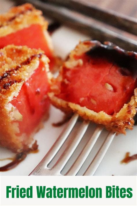 Pan Fried Watermelon Bites Recipe What About Watermelon
