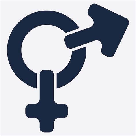 premium vector gender illustration logo
