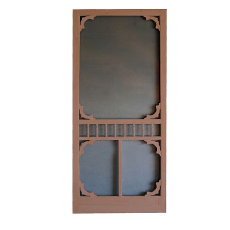 Available in either wood or solid vinyl, our 32 or 36 by 80. Shop Screen Tight Colonial Russet Wood Screen Door (Common ...
