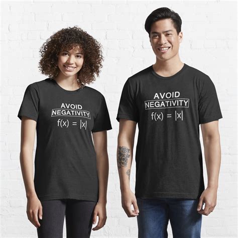 Avoid Negativity Math Equation T Shirt For Sale By Mahibbd Redbubble Math T Shirts