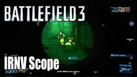 Battlefield 3 Night Vision Irnv Scope Youtube