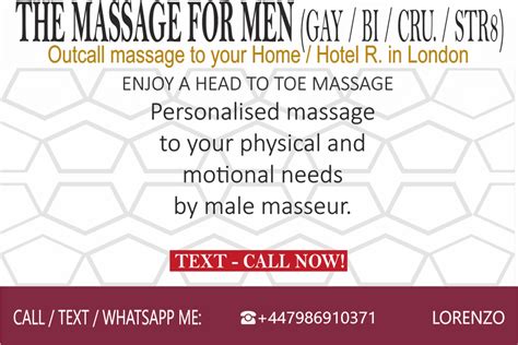 massage for ★men str gay bi cru by ★male masseur at your hotel home just out call in london