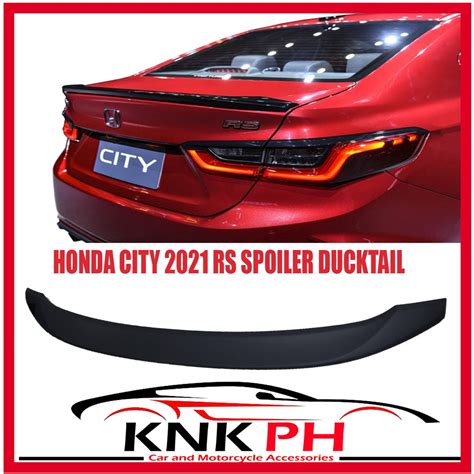 Honda City 2020 2021 Rs Style Spoiler Gn 2021 Ducktail Spoiler Rs Matte