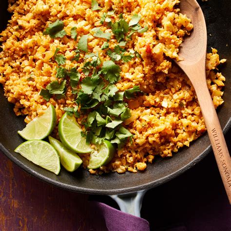 One such recipe is mexican rice which is prepared using basmati rice and various vegetables. Mexican Cauliflower Rice Recipe | EatingWell