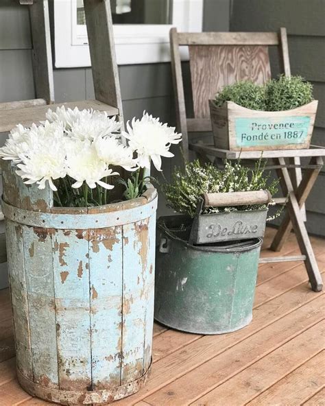 Farmhouse Rustic Outdoor Decor Ive Wanted To Start Decorating