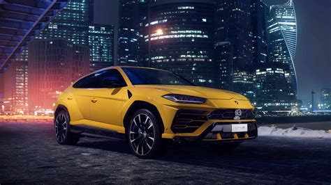 Lamborghini Urus Yellow Uhd 4k Wallpaper Pixelz