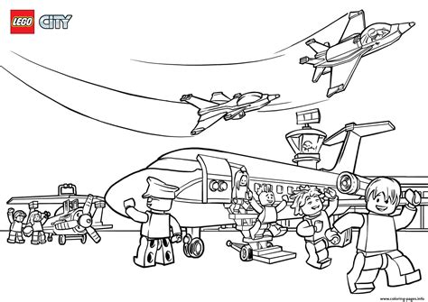 Pete the cat coloring pa. Lego City Airport Coloring Pages Printable