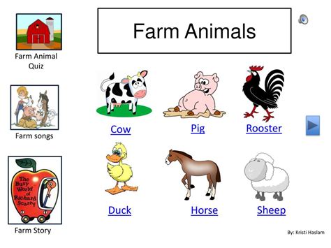 Ppt Farm Animals Powerpoint Presentation Free Download Id1863000