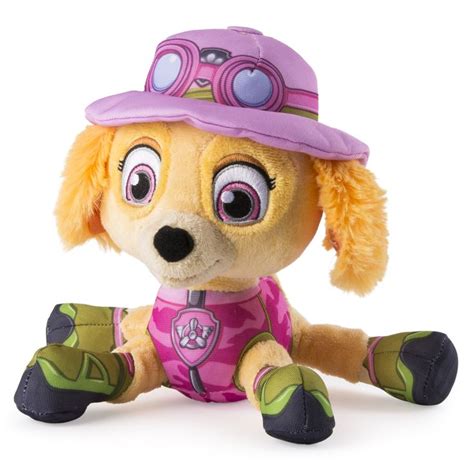 Paw Patrol Jungle Rescue 8” Plush Skye Paw Patrol Toys Teddy Bear