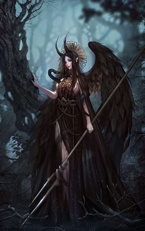 Pin By 2003 On Rpg Female Character 16 Dark Fantasy Art Fantasy Demon Fantasy Character Design