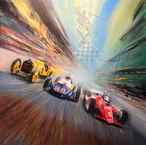 Racing Through History With This Colorful Painting Indycar Ims