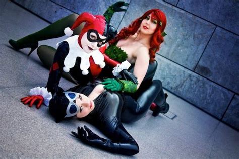 Harley Quinn Catwoman Poison Ivy Cosplay Cosplay