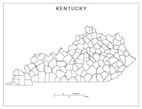 World Maps Library Complete Resources Kentucky County Maps