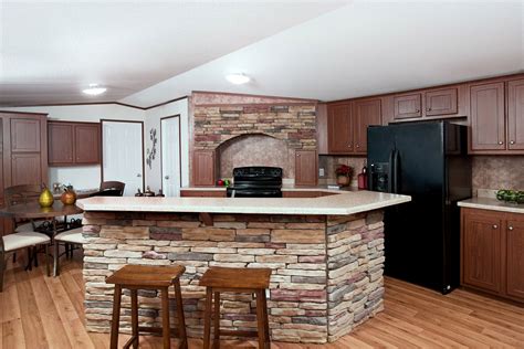 The shorter timeline is because building a single wide manufactured home requires fewer materials. Kitchen of The Cosmopolitan, a 3 Bed 2 Bath 1280 sq ft ...