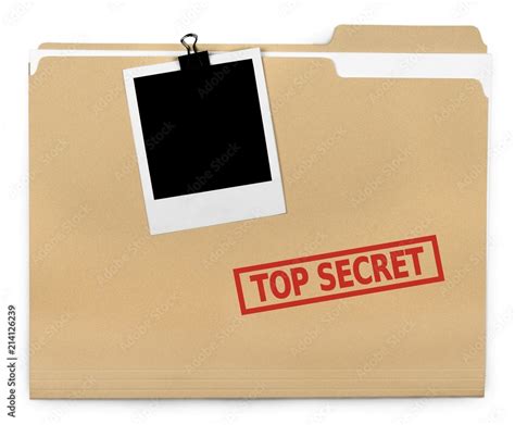 Top Secret File Folder Foto De Stock Adobe Stock