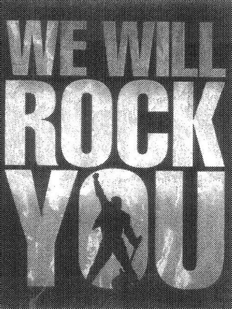 We Will Rock You Queen Classic Rock Music Concert Psychedelic