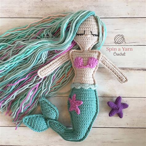 Super Fun And Easy Mermaid Crochet Doll Pattern Knit And Crochet Daily