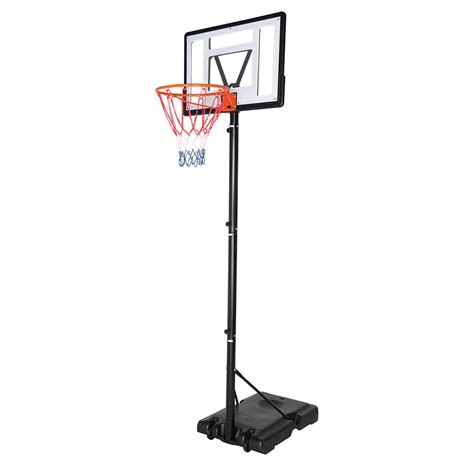 Zimtown 7 10ft Height Adjustable Basketball Hoop Portable Basketball