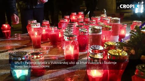 Obilježavanje Dana sjećanja na žrtve Škabrnje i Vukovara u Splitu YouTube