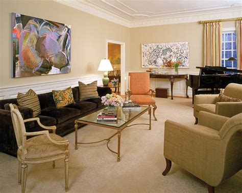 English Manor House Mclean Transitional Living Room Dc Metro By