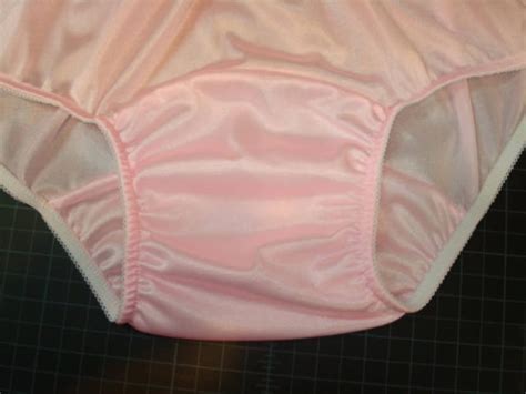 Pink Nylon Tricot Brief Panties With Large Mushroom Double Etsy