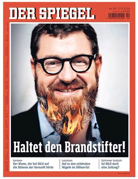 Der Spiegel Magazin Germany For Kai Diekmanns 50th Birthday Spiegel