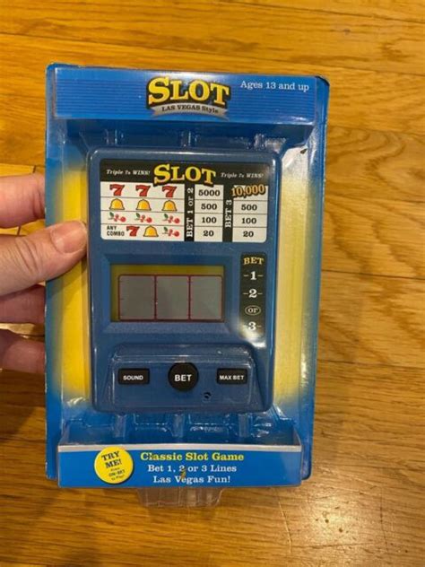 Tmg Las Vegas Style Electronic Handheld Slot Machine Game Ebay