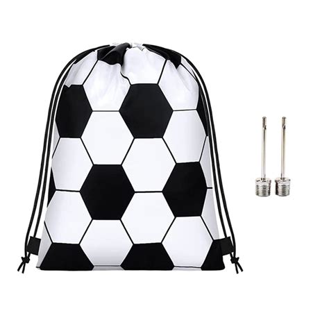 Soccer Ball Drawstring Bag With Ball Pump Needles Football Backpack