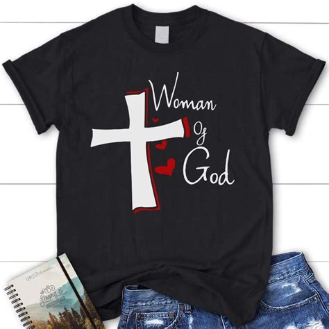 Woman Of God T Shirt Womens Christian T Shirt Christian Ts For
