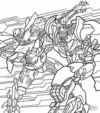 Coloring Optimus Megatron Transformers Fight Transformer Colorear