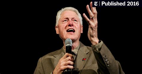 Bill Clinton Evokes Past But From The Periphery Of His Wifes Campaign