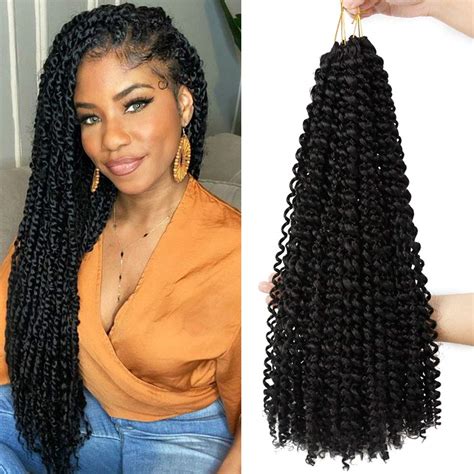 Passion Twist Hair 18 Inch 6 Packslot Water Wave Crochet For Passion