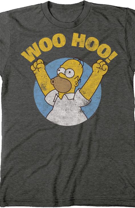 Homer Simpson Woo Hoo T Shirt Simpsons Shirt Simpsons T Shirt Homer