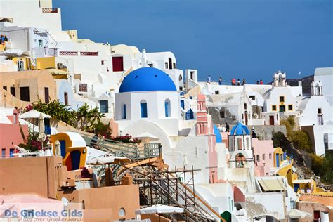 De mooiste zonsondergang van de cycladen op santorini. Santorini - Vakantie in Griekenland