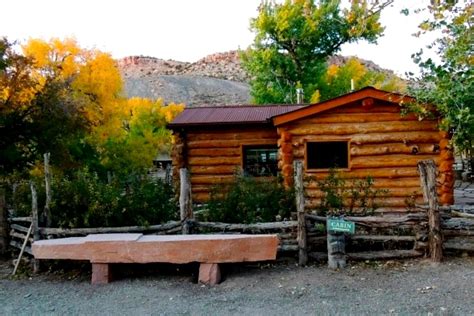Waking to a high country morning in the comfort of a rustic cabin nestled in a forest of aspen trees can become reality with colorado state parks' camper cabins. Rustic Log Cabin with Stone Shower near Mesa Verde ...