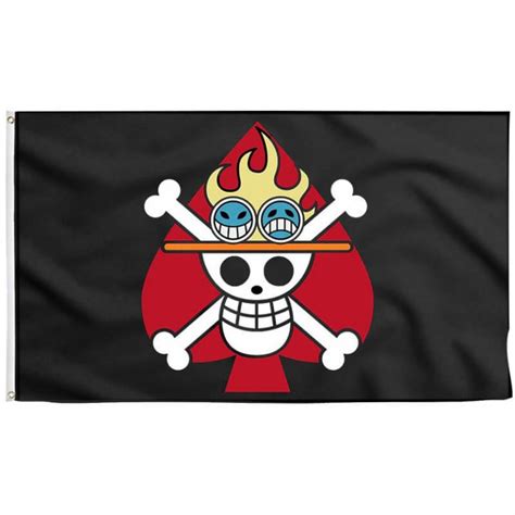 Bandera Pirata De Ace One Piece Isla Pirata