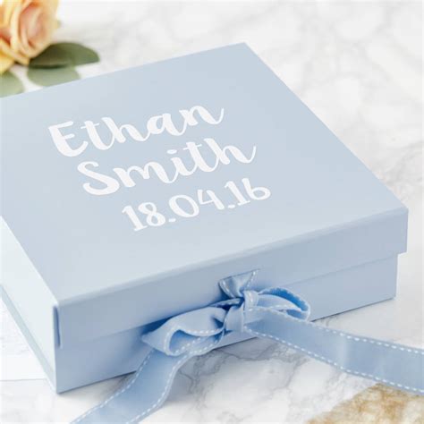 Personalised Newborn Keepsake Box By Sophia Victoria Joy