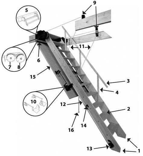 Attic Ladder Parts Diagram Heat Exchanger Spare Parts