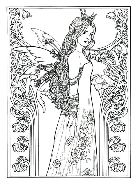 Detailed Fantasy Coloring Pages At Getdrawings Free Download