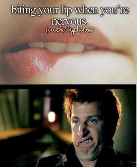 Lip Biting Is Not For Everyone Guys Can T Do It Better Than Girls Funny Pictures Just Girly