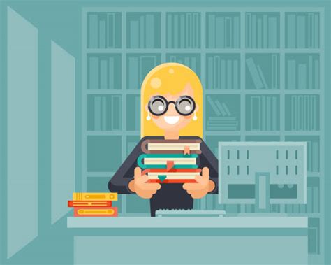 Librarian Illustrations Royalty Free Vector Graphics And Clip Art Istock