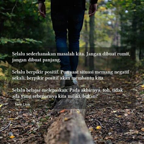 Check spelling or type a new query. Quotes Tere Liye di 2020 | Pikiran positif, Belajar, Melepaskan