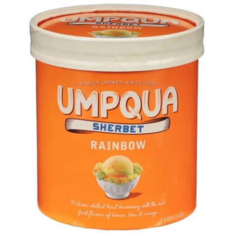 Umpqua Dairy Rainbow Sherbet Tub 56 Oz Ralphs