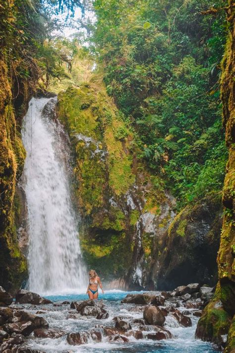 Blue Falls Of Costa Rica Swim In Beautiful Waterfalls