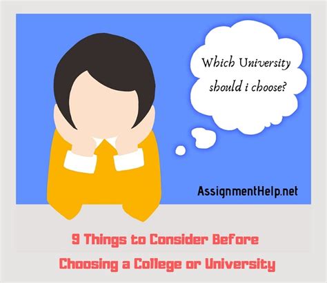 9 Things To Consider Before Choosing A College Or University