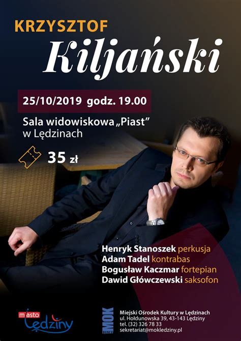 Koncert Krzysztofa Kiljańskiego Miejski Ośrodek Kultury