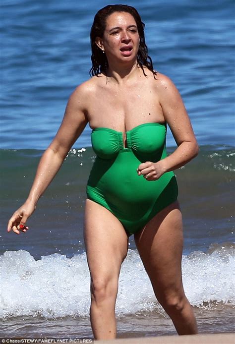 The grammy salute to prince. Maya Rudolph dons a green bathing suit at the beach in ...